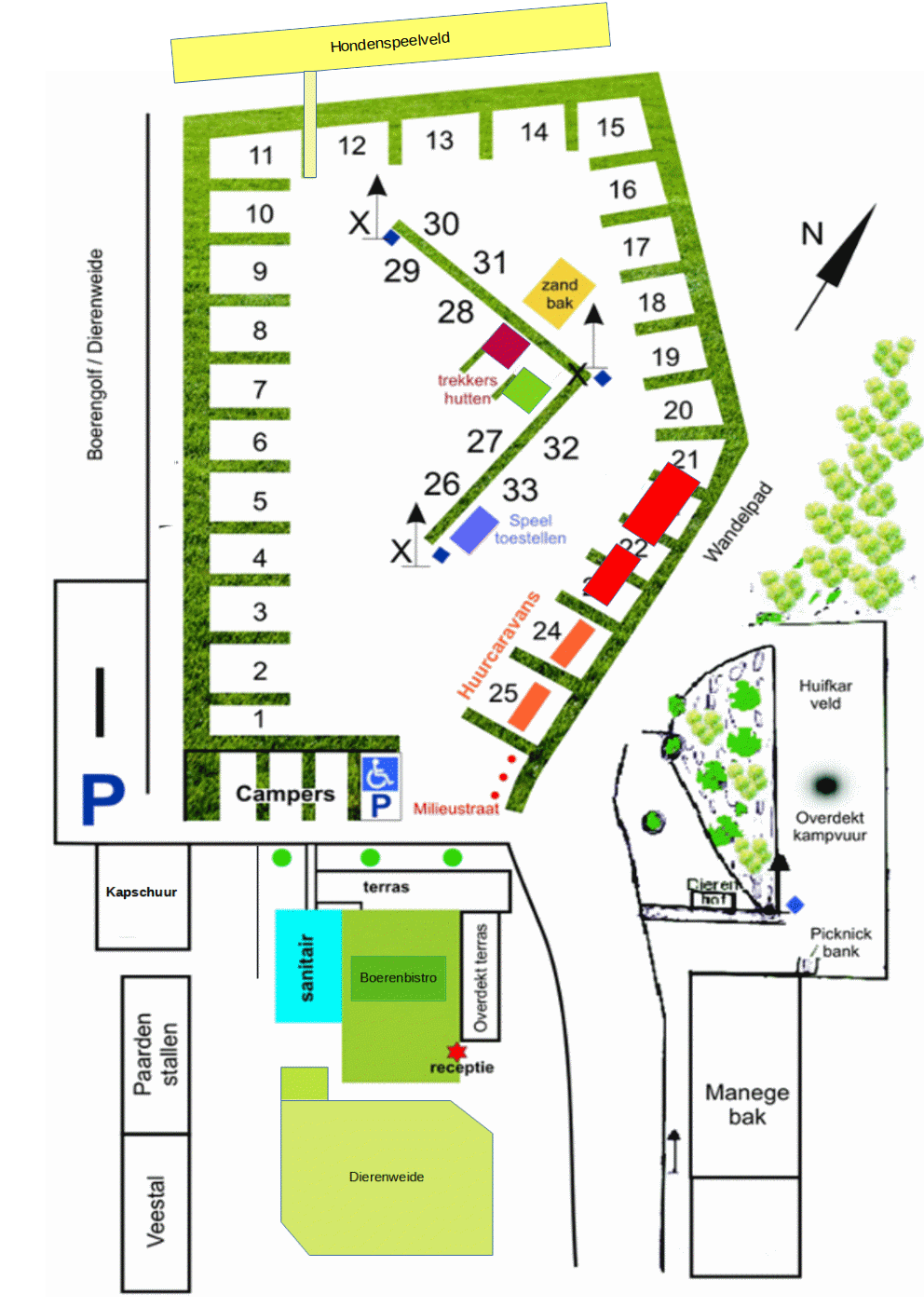 Camping plattegrond 20244